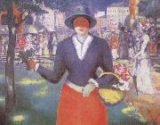 Kasimir Malevich Flower Girl oil on canvas